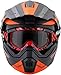 ScorpionEXO Unisex-Adult Modular/Flip Up Adventure Touring Motorcycle Helmet (Orange, Large) (EXO-AT950 Neocon)