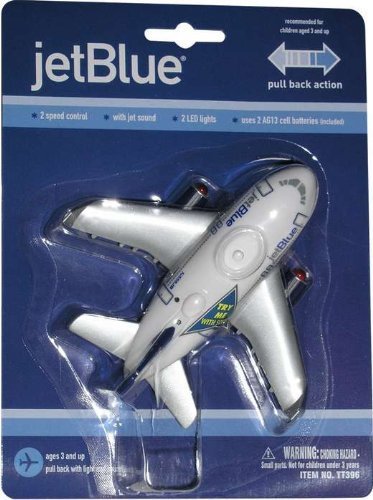 Daron Jetblue Airways Pullback Toy with Lights and Sound