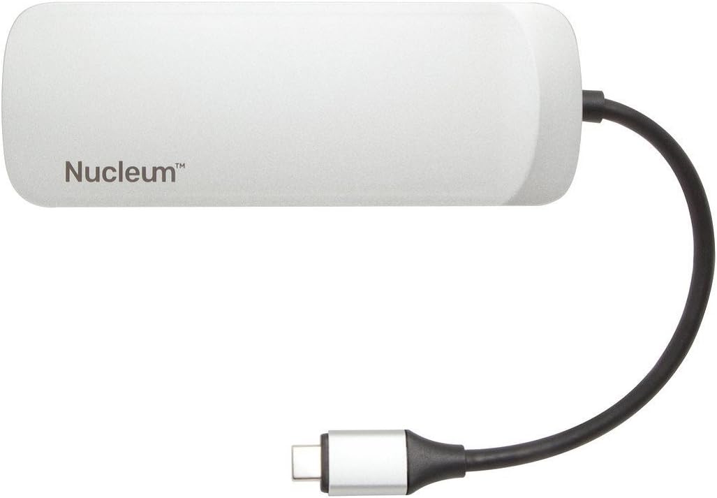Kingston Nucleum USB C Hub, 7-In-1 Type-C-Adapter Hub Connect USB 3.0, 4K HDMI, SD and MicroSD-Card, USB Type-C Charging for MacBook, Chromebook, and Other USB Type-C devices: Computers & Accessories