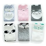 Unisex Baby Girls Boys Socks Knee High Stockings Animal Theme Socks 6 Packs Gift Set