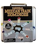 Cardinal Mexican Train Domino Game with Aluminum Case ~ Styles May Varies