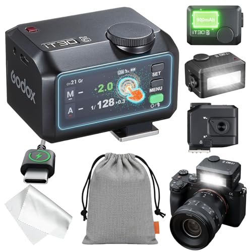 GODOX IT30PRO C Kamera Blitz, IT30 PRO C Mini Blitzgeräte, TTL HSS 1/8000s