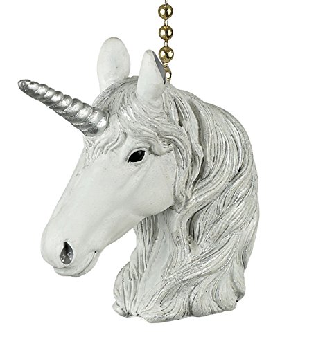 Mystical Unicorn Decorative Ceiling Fan Light Dimensional Pull Clementine Design