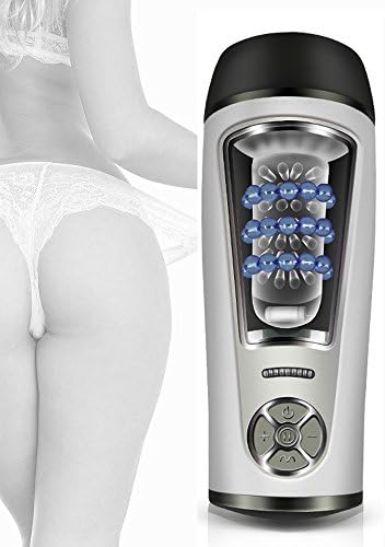 Male-Sucker Automatic Oral Cup Hands Free Tight Machine Deluxe Massage Toy for Men with 10 Vibration Modes