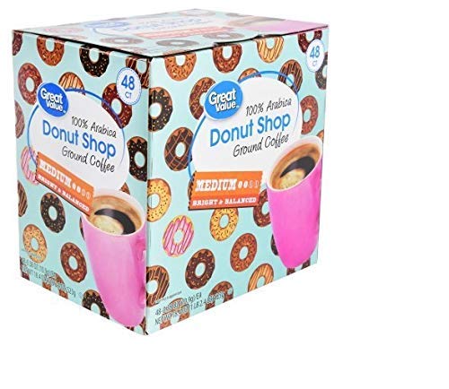 Great Value Donut Shop Blend 48 Pack of K- Cups (Best Value K Cups)