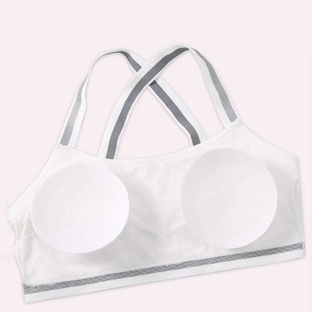 8 12 Ans Brassiere Fille Avec Rembourrage Soutien Gorge Cadeau Anniversaire Adolescente Lunji Fille Sous Vetements Dwteam In
