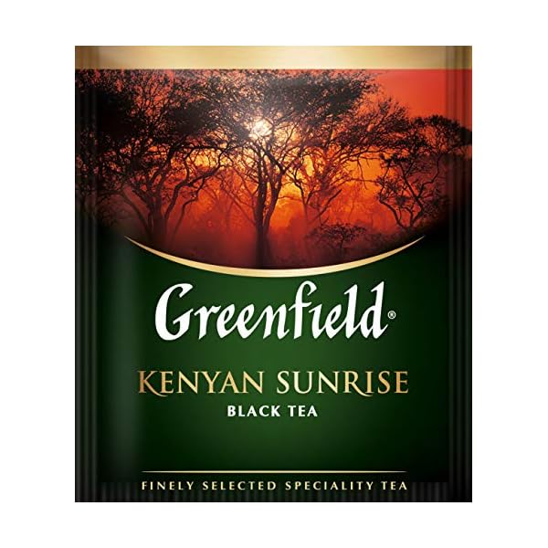 GREENFIELD KENYAN SUNRISE | 25 TEE BEUTEL | Schwarztee | Klassischer Schwarzer Tee | FrÃ¼hstÃ¼ck | Kenia | Antioxidants rich | Black Tea, Kenya | 50g – Bild 3