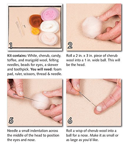 WoolPets Intermediate Needle Felting Kit - Fairy