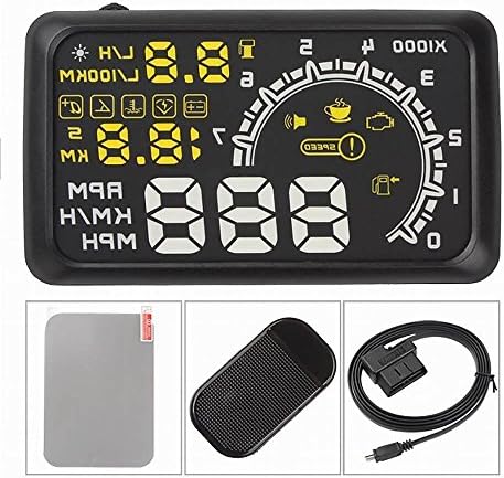 2017 Auto HUD Head Up GPS Navigation SUV W02 5.5 " LED Digital Screen Reflection