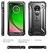 Moto G7 Play Rugged Case, Moto G7 Optimo, Poetic Full-Body Dual-Layer Shockproof Protective Kickstand Cover, Built-in-Screen Protector, Revolution, DO NOT FIT Moto G7 Or Moto G7 Power, Black
