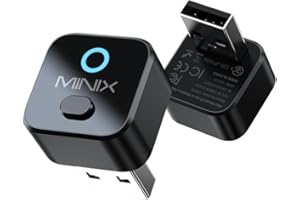 MINIX CA525 Mini Wireless carplay Adapter & Android Auto Adapter, 2026 Upgraded 2-in-1 Wired to Wireless Dongle, One-Button S