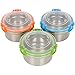 Steelware Snap Seal Leak-proof Stainless Steel Snack Size Lunch Box Containers for Adults and Kids (12 oz. each)