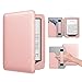 Dadanism Case Fits All-New Kindle 10th Generation 2019 Release, PU Leather Ultra Lightweight Slim Protective Smart Cover with Hand Strap & Pocket Fit Amazon E-Reader 2019 (Auto Sleep/Wake) – Rose Gold