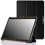 MoKo Samsung Galaxy Tab S 10.5 Case - Ultra Slim Lightweight Smart-shell Stand Cover Case for Samsung Galaxy Tab S 10.5 Inch Android Tablet, BLACK (With Smart Cover Auto Wake / Sleep)
