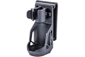 Nextorch V5 Tactical Flashlight Holster with Lever Side Lock System Only for 1"-1.25" Diameter Flashlight （Holster Head Diameter 0.78"-1.18" Bottom Diameter 1.18")