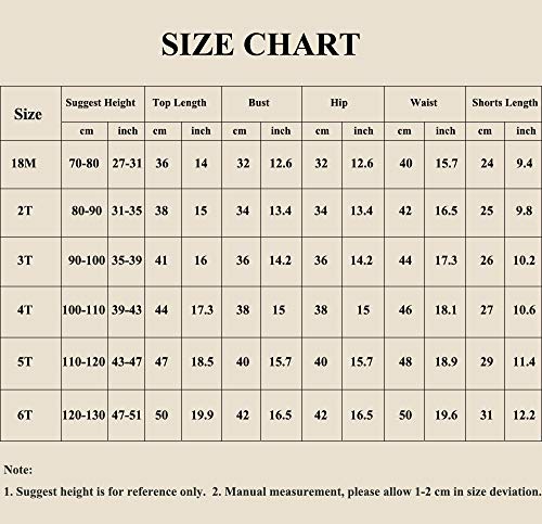 Toddler Sleepwear, Boy Girl 2 Pcs Pajamas Set Kid Summer Cotton Sleep Shorts Shirt White, 2T