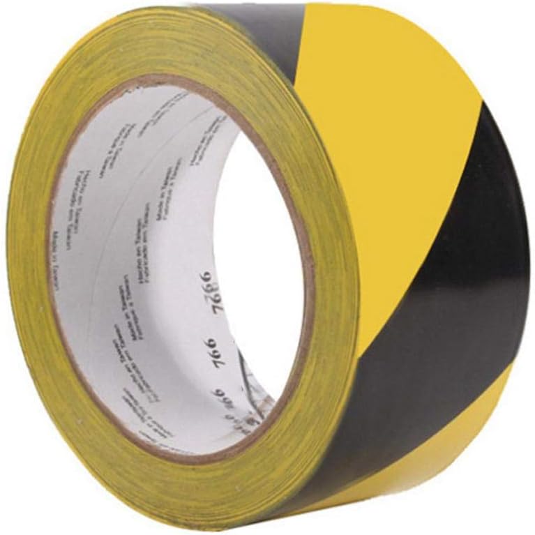 3m Warning Floor Stickers, Warning Safety Stripe Tape Black And Yellow
