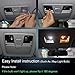 NAKOBO White 29mm Festoon Led Bulb 9-SMD 4014 Chipsets 6614F 6641 6612F 6615F12V for Car Interior Vanity Mirror Sun Visor Dome Lights（pack of 4）