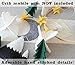 Sorrel + Fern Baby Crib Mobile (Starry Woodland Night, Long Evergreen) - Nursery Decoration Ceiling Mobile and Baby Shower for Boys & Girls
