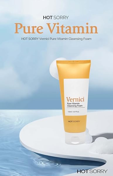 HOT SORRY VERNICI NIACINAMIDE CLEANSING FOAM 5.07 FL.OZ(150ML) | SOFT BUBBLE | MOISTURIZING | KOREAN CLEANSING WASH | K-BEAUTY | (PURE VITAMIN)