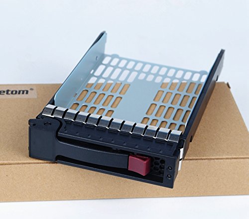 Heretom 3.5" 373211-001 373211-002 SATA/SAS Hard Drive Tray Caddy Compatible for HP Compaq ProLiant DL120 G7 ML350 G4p ML310 ML350 G5 G6 ML370 G5 DL180 G6 and More - with 4 screws