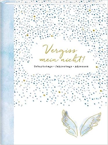 Geburtstagskalender Vergiss Mein Nicht Engel Geburtstage Jahrestage Adressen Amazon De Sander Gesa Bucher