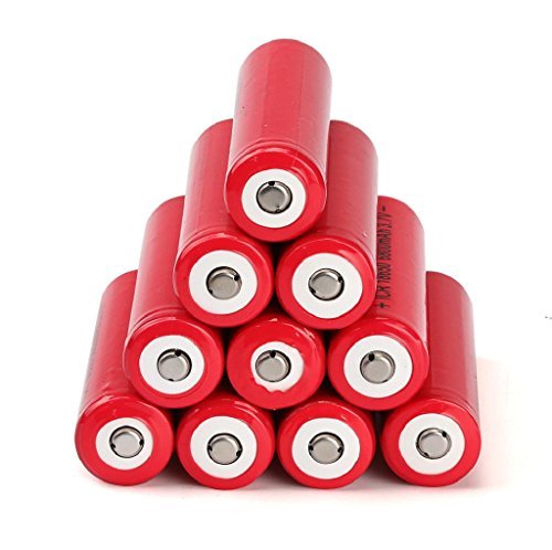 VIASA 10PCS 3.7V 6800mAH Li-ion Rechargeable 18650 Battery For Flashlight Torch