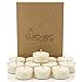 Wicker Wicks Soy Tealight Candles, Unscented and Handmade - 12 Count, White - Tea Lite Candle Set with Premium Soy Wax - Long Lasting, Clean Burn - Organic, Non Toxic Healthy Candles - Eco Friendly