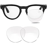 Glintbay 100% Precise-Fit Replacement Sunglass Lenses for Ray-Ban Meta RW4006, RW4008, RW4009, RW4012, RW4010, UV-Blocking