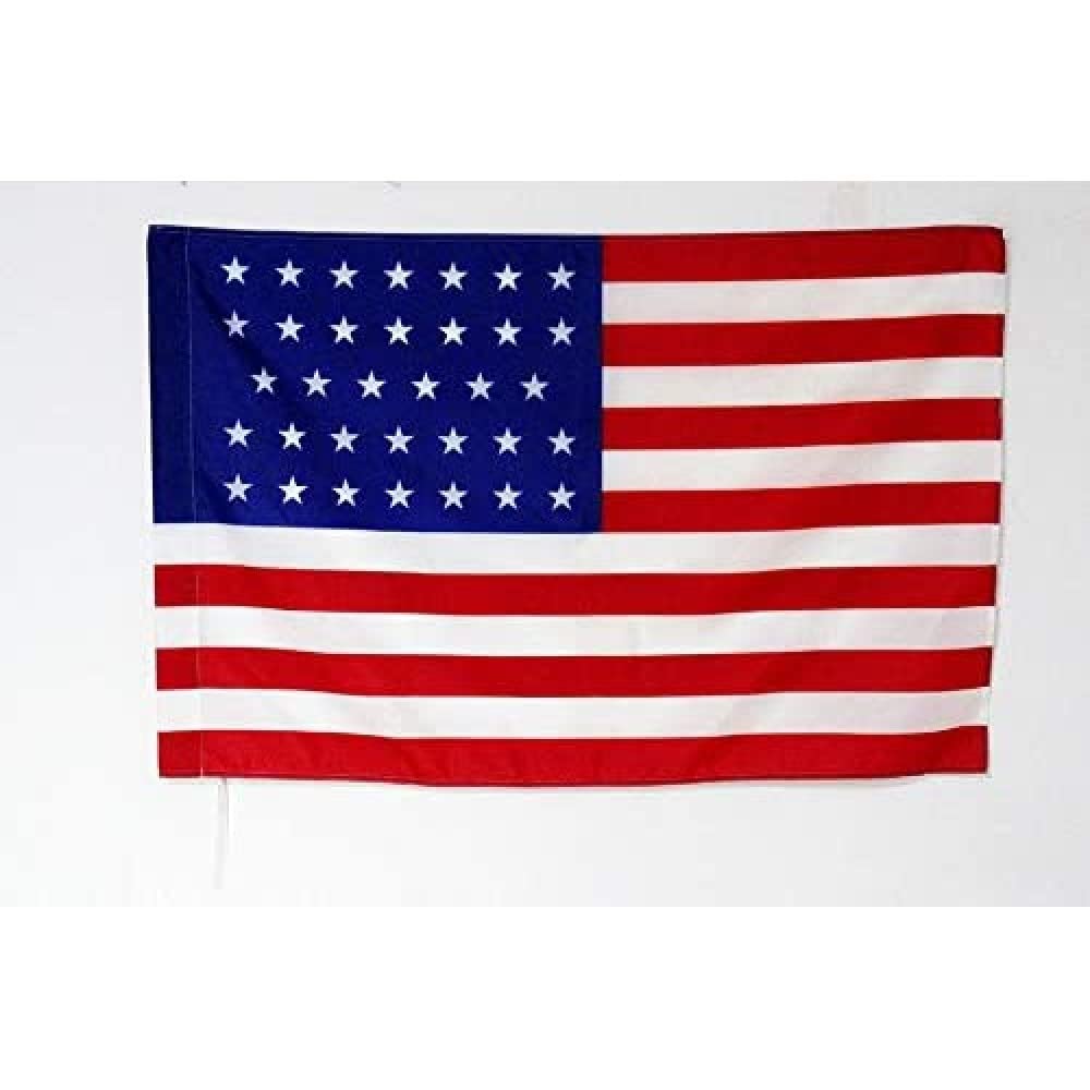 AZ FLAG - United States 1861-1863 34 stars Flag - 2x3 Ft - american historic Banner with Sleeve - 100% Polyester - Fade Resistant - Vivid Colors - 2' x 3' Feet - 90x60 Cm