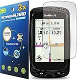 3x Garmin Edge 800 810 Handheld GPS Premium Clear LCD Screen Protector Cover Guard Shield Protective Film Kits (Package by GUARMOR)