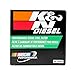 K&N Diesel Fuel Filter: Performance Fuel Filter, Premium Engine Protection, Compatible with 1988-2007 Ford Truck/Van 7.3L Powerstroke Diesel Engines, PF-4000