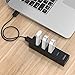 AMALEN 4-Port USB 3.0 Data Hub with 3.3ft Long USB 3.0 Cable [Update VIA VL813 Chipset], No Charging
