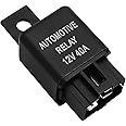 40 amp SPST Automotive Starter Bar, Auto Replacement Parts 12V 40A Relay Fit for Fog Driving Light Wire Wiring Harness YL-388-S
