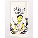Blue Q Dish Towels, Get The Hell Out of My Kitchen, 1 Pack