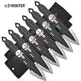 Z-Hunter 6pc - Punisher Throwing Knife Set - Heavy Duty Throwers Knives, 8