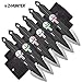 Z-Hunter 6pc - Punisher Throwing Knife Set - Heavy Duty Throwers Knives, 8