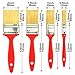 5 Piece Chalk Paint Wax Brush Set with Premium SRT bristles Paint Brush Set
