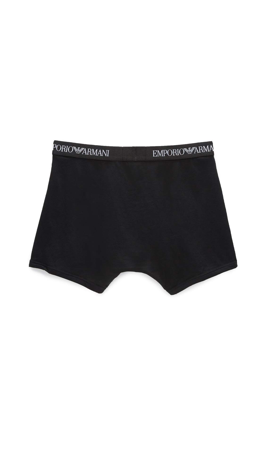 Photo 1 of Emporio Armani Men's 3-Pack Cotton Black Boxer Briefs, X-Large