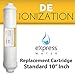 Express Water – Deionization Water Filter Replacement – DI Water Purifier – 10 inch – Under Sink and Reverse Osmosis System