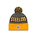 Men's New Era Pittsburgh Steelers 2016 Classic Sport Knit Hat Heather Grey Size One Size