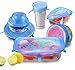 Silicone Stretch Lids Insta Lids By BestOffer Reusable Food Covers Wrap Stretch Top Lid Suction BPA Free Microwave Storage Organizer 6 Pack (Blue)