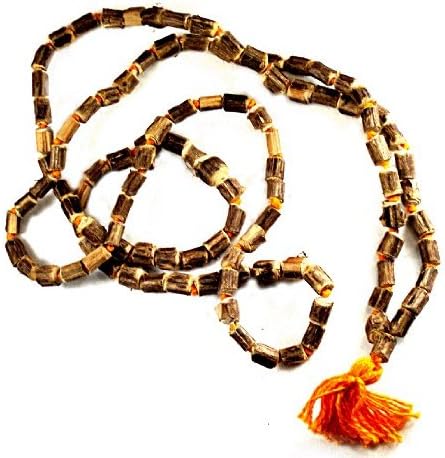 TULSI JAPA MALA ~ w/ Om Symbol Meditation Sleeve