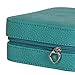Mele & Co. 0062640 Josette Faux Leather Travel Jewelry Case Turquoise