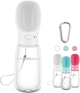 COTOP Portable Dog Water Bottle 550ml White with Bowl Leakproof view 2