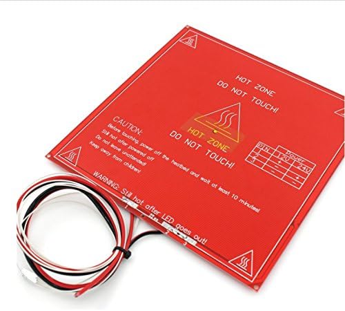 MK2B Heated Bed with Soldered NTC 3950 Thermistor โ 3D Printer PCB Heatbed for MakerBot RepRap UP Mendel I3 Printer