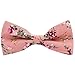 Mantieqingway Pre-Tied Mens Bow Ties Adjustable Cotton Print Bowties Tuxedo Floral Bow Tie for Wedding