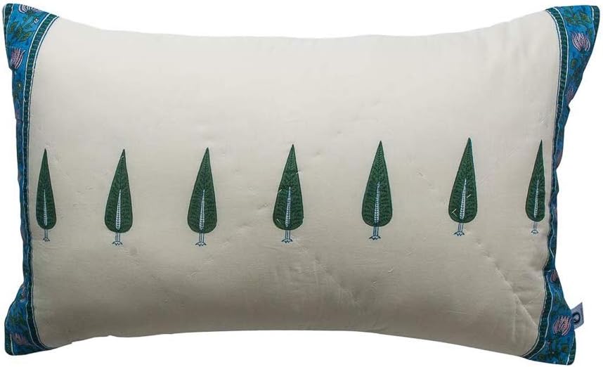 Kolka Quilted Luxury Pillow Case - Set of 2 (Green)