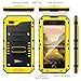 Beasyjoy for iPhone 7 Plus 8 Plus Metal Case, Waterproof Heavy Duty Rugged Military Grade Defender Case, Yellow