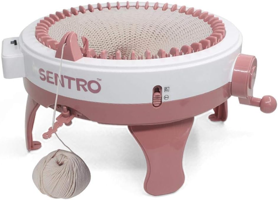 Knitting Machine, Smart Weaver Knitting Round Loom, DIY Hand Woven Knitting Machine for Children - 48 needle